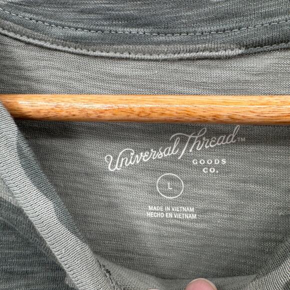 Universal Threads T-Shirt Maxi Dress Womens Large Green Camo 100% Cotton - Picture 4 of 7